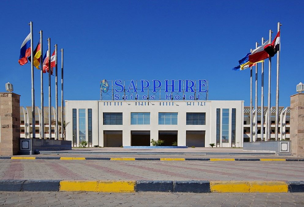Golden 5 Sapphire Suites Hotel Hurghada Exteriör bild