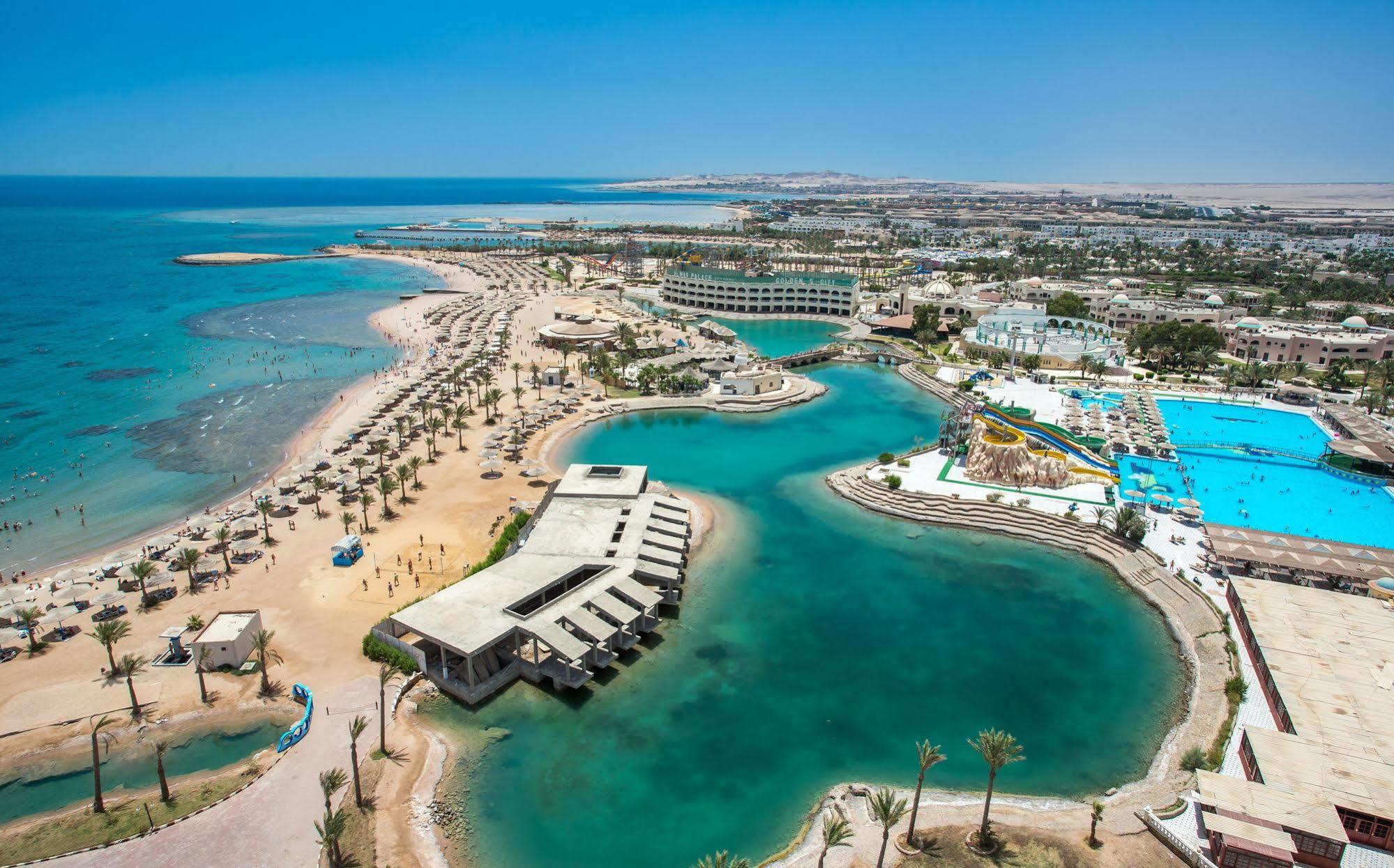 Golden 5 Sapphire Suites Hotel Hurghada Exteriör bild