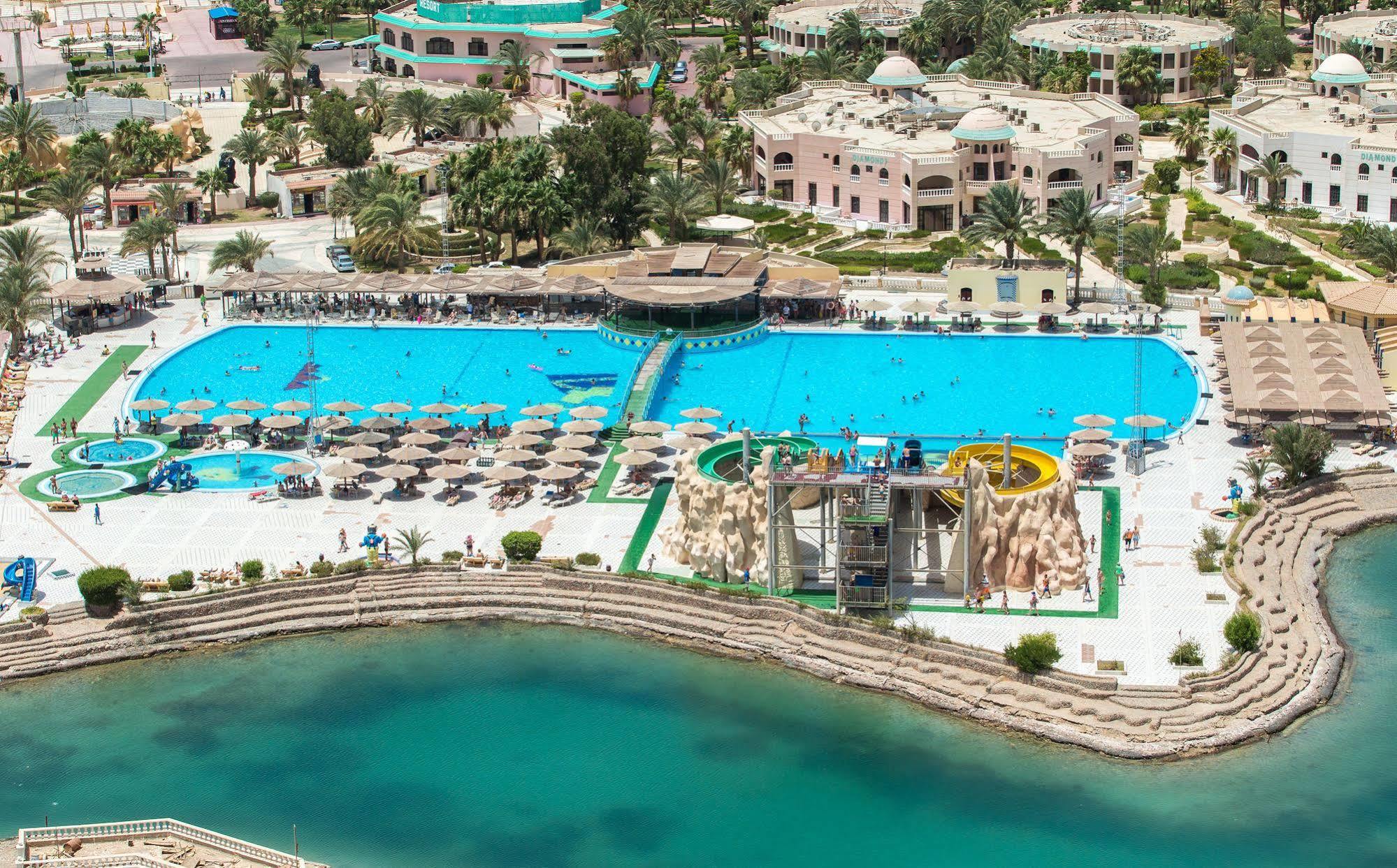 Golden 5 Sapphire Suites Hotel Hurghada Exteriör bild